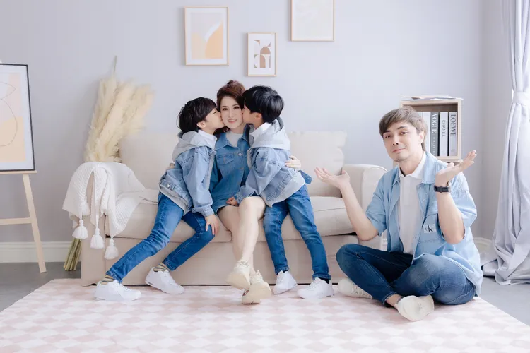 一家5口了。薇薇Weiisly提供
