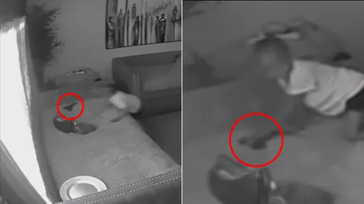 荒唐爸上膛手槍亂扔沙發 3歲女兒「拿來自轟」血濺當場