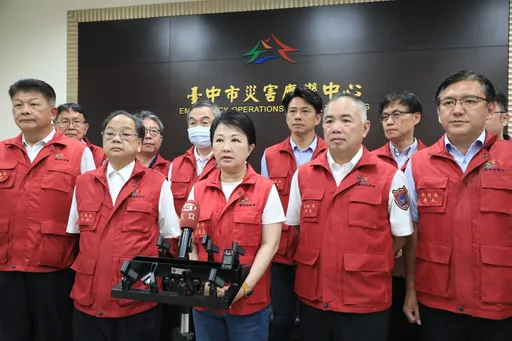 台中风力「离标准差一级」仍放台风假 卢秀燕亲曝原因:不让市民冒险