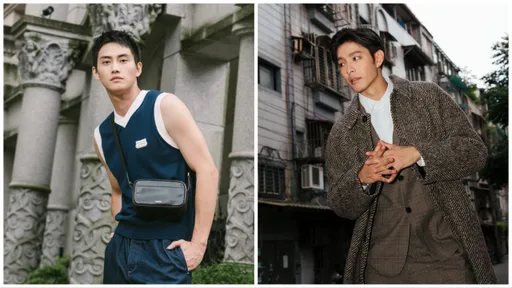 范少勳穿SANDRO秀精壯手臂 曹佑寧西裝上身準備走金鐘紅毯