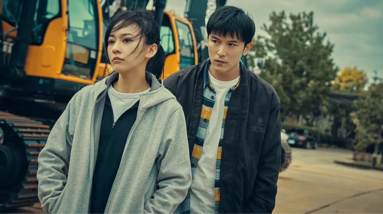 邱澤（右）和陳意涵再續戲緣。時創影業提供