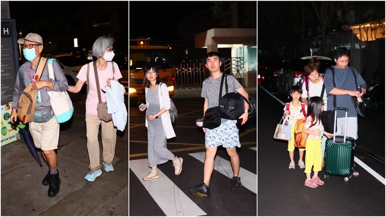 當地居民昨晚連夜撤離家園。彭欣偉攝