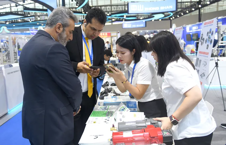 今年6月廣州舉行國際中小企業博覽會。新華社