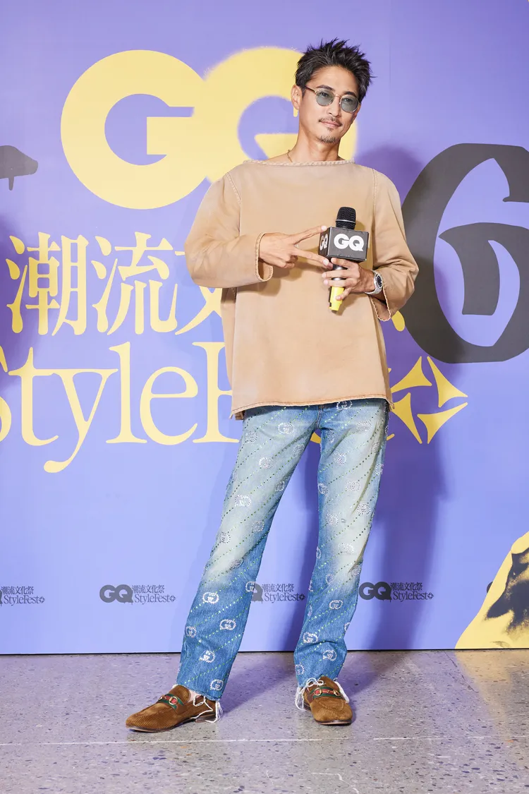 窪塚洋介上月帥氣來台出席活動。《GQ》提供