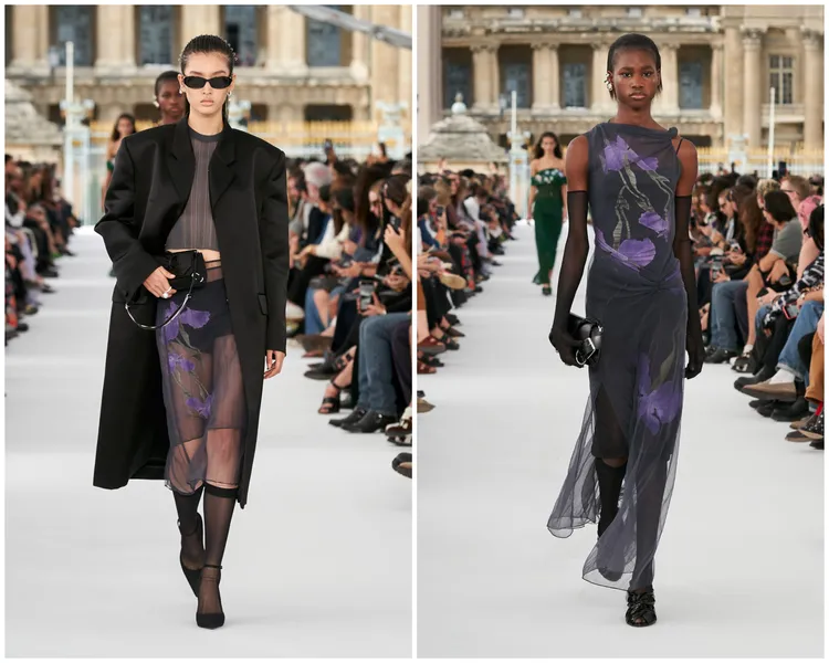 花卉在紀梵希2024春夏系列佔據重要篇幅。品牌提供