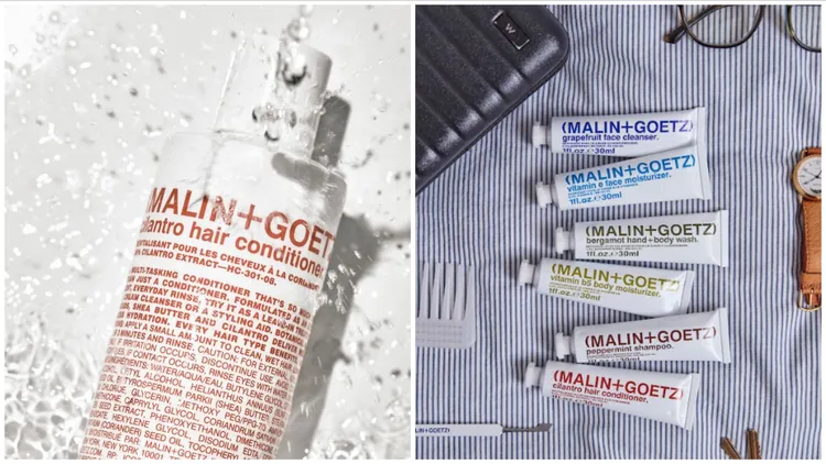 胡荽葉潤髮乳（左圖）236ml／820元、基礎護膚旅行組（右圖）30ml*6／1100元。品牌提供