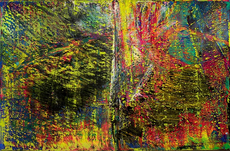 Gerhard Richter《抽象畫》，估價約9億5000萬元台幣。富藝斯提供