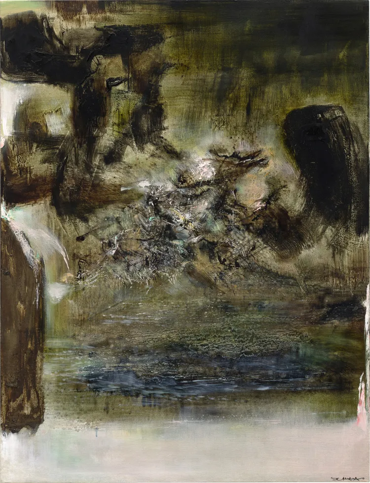 趙無極《10.05.76》，1976年作，估價約4900萬至8100萬元台幣。富藝斯提供