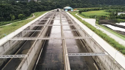 海葵台风豪雨挹注  阿姆坪防淤隧道首启动冲淤作业!省下1.6亿元清淤费用
