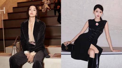 紐約時裝周|秦嵐扮女霸總登Tory Burch春夏趴 孫怡衩開到大腿也比不過