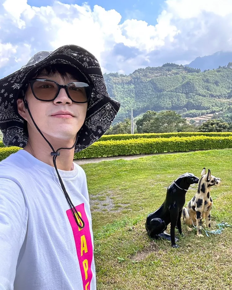 江宏傑露營抒壓。翻攝江宏傑臉書