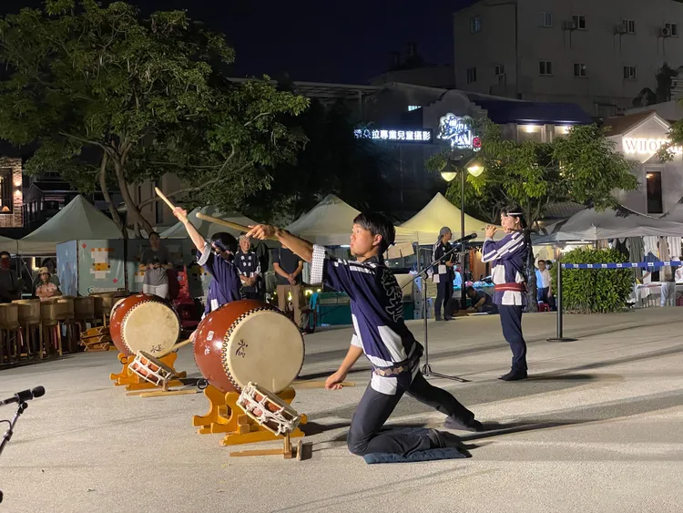 「和太鼓祭音」是喜愛祭典節慶傳統和太鼓、及日本民俗舞蹈的團體，他們每隔一年會舉辦一次日本海內外的舞台表演。翻攝畫面