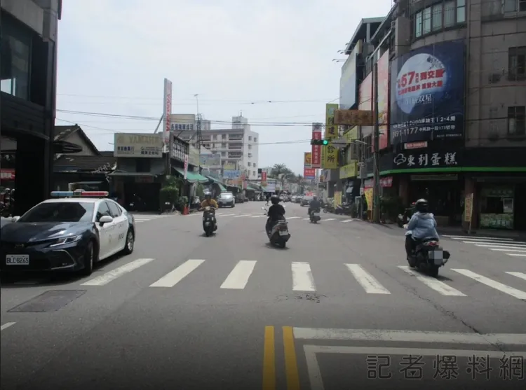 事故現場。翻攝自記者爆料網