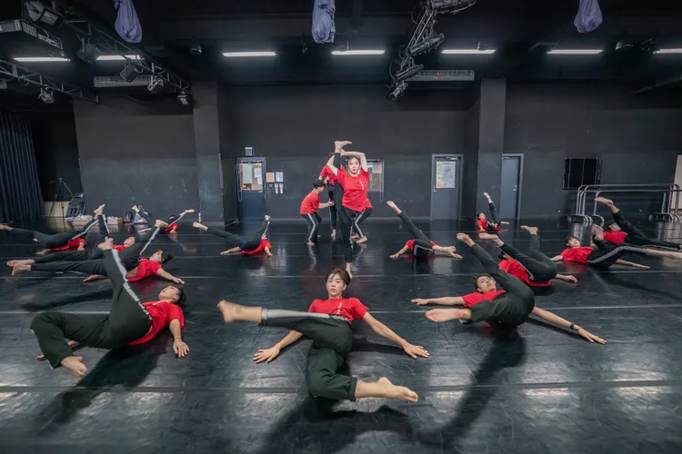 樹德家商學生排練。市府提供