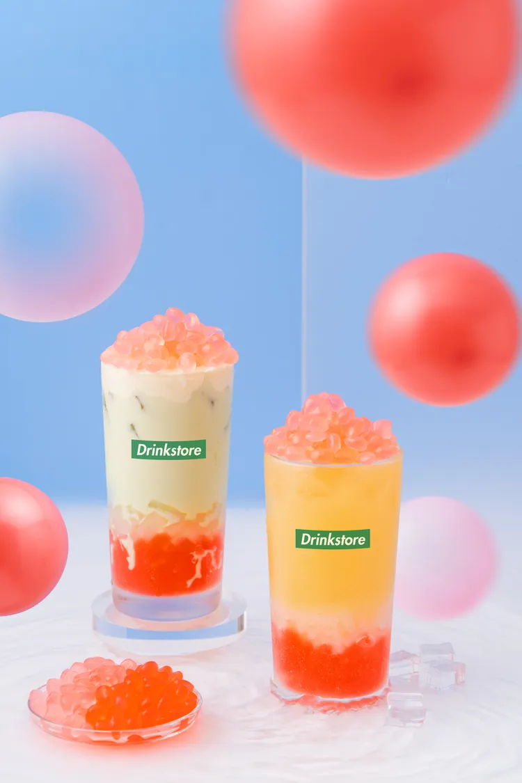 Drinkstore推出期間限定聯名限量咀嚼系新飲品。業者提供