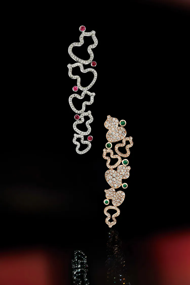 Wulu Wulu高級珠寶系列耳環。品牌提供