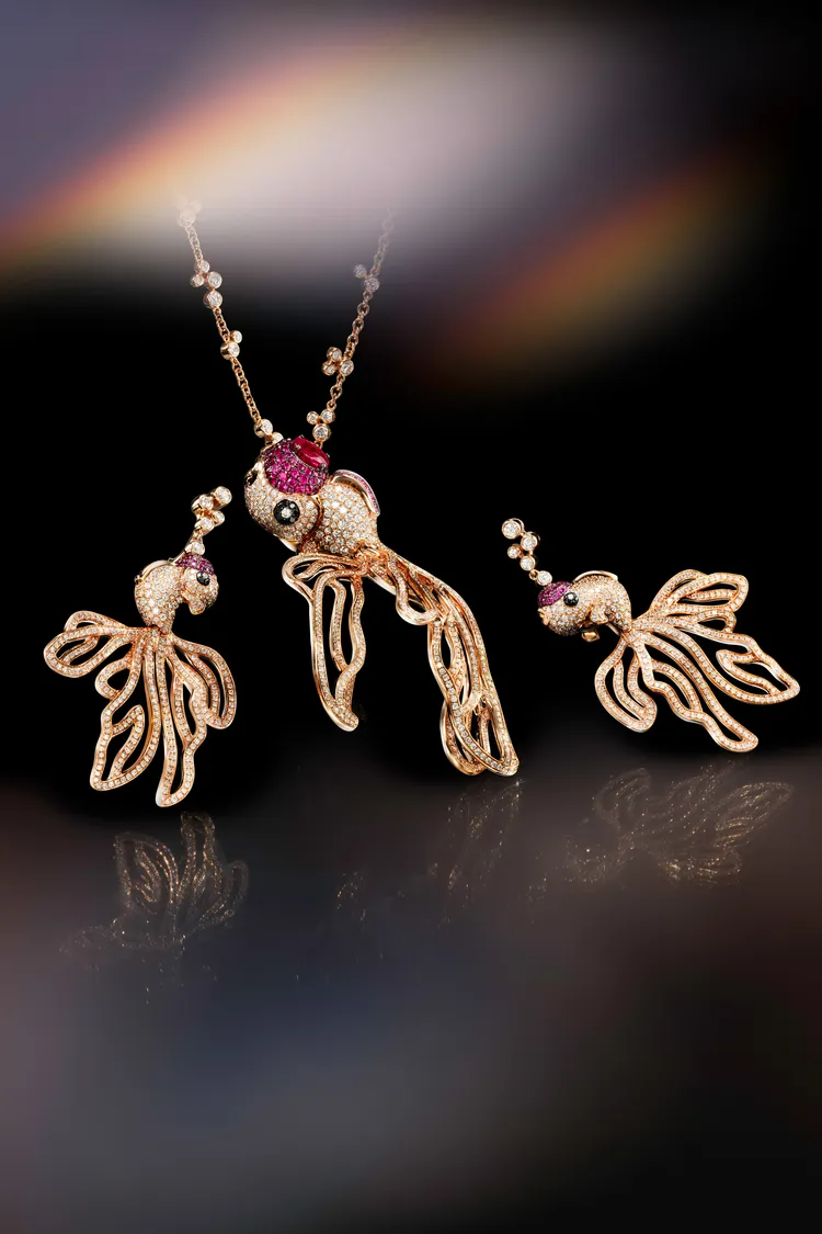 Qin Qin高級珠寶系列。品牌提供