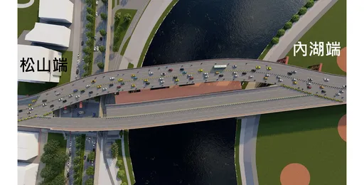 台北民權大橋改建中　今起松山往內湖方向改行駛便橋