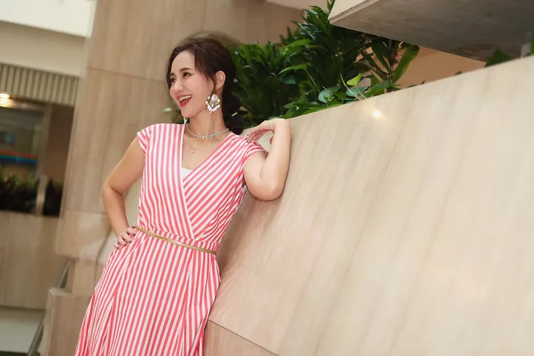 何妤玟稱是戀愛達人。彭欣偉攝