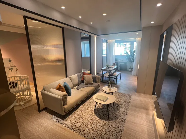 「希望之星」從社區進出動線到居家空氣、水及地面等，透過建材提升，全面守護住戶健康。葉家銘攝