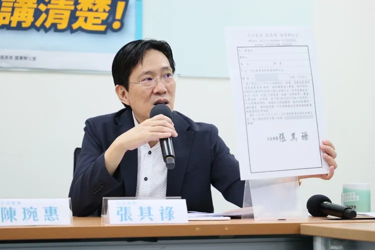 張其祿表示，沒有建立追溯機制，即使農業部一再保證也是空談。民眾黨提供