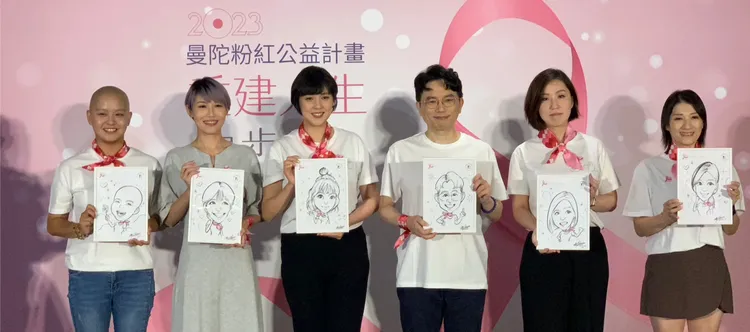 朱芯儀出席公益活動，以學姊身分現身暖送打氣。林秭渝攝