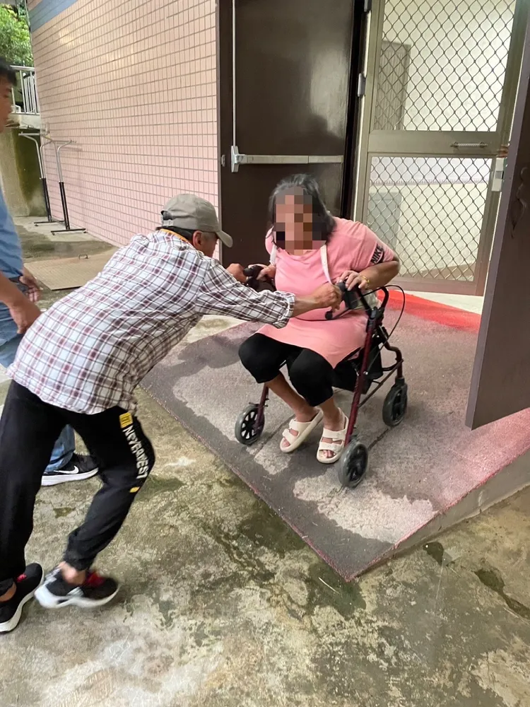 山區預防撤離。翻攝畫面