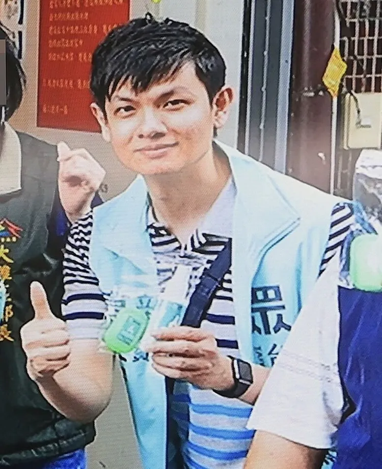 高虹安男友李忠庭。翻攝高虹安記者會