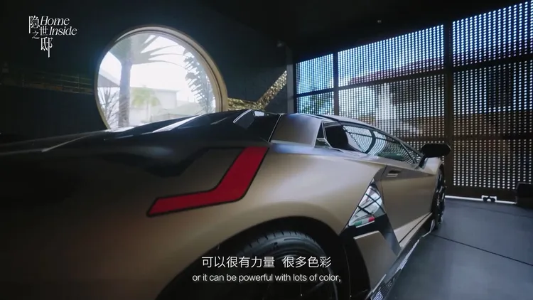 車庫。翻攝吳尊微博