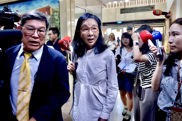 張淑娟出庭。林林攝