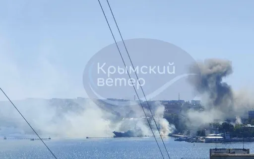 命中影片曝光!烏克蘭飛彈襲克里米亞 俄黑海艦隊受創