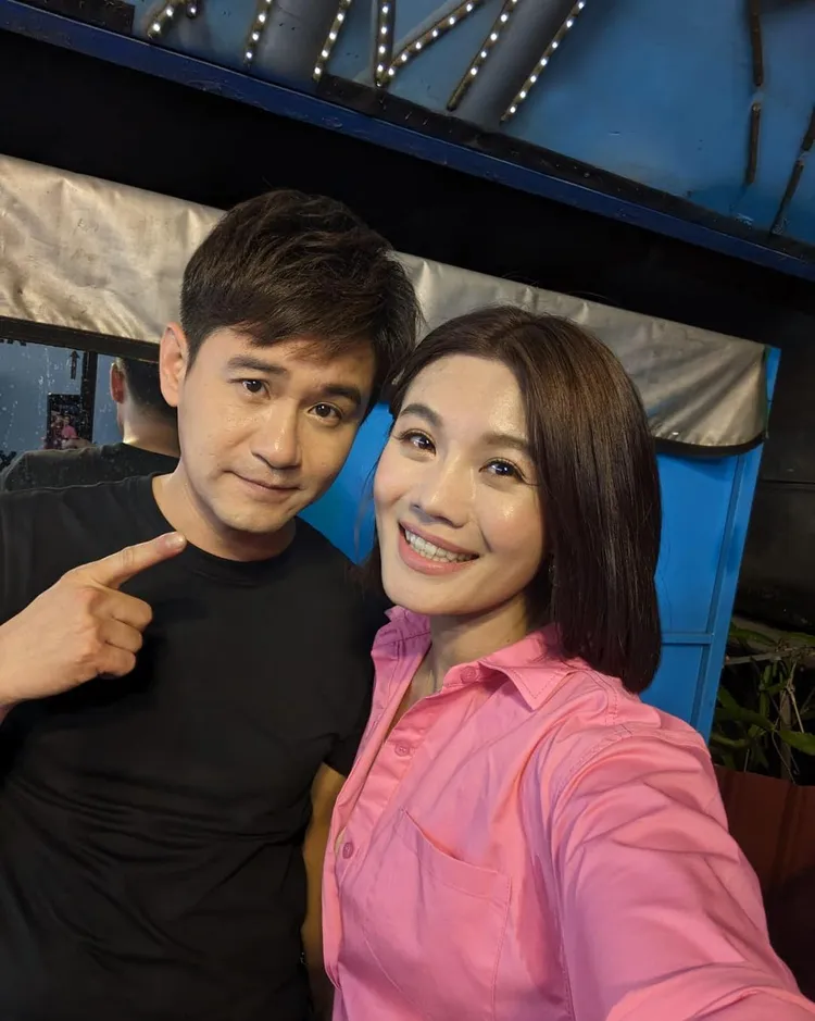 朱海君師弟吳俊宏公開兩人合照。翻攝自吳俊宏臉書