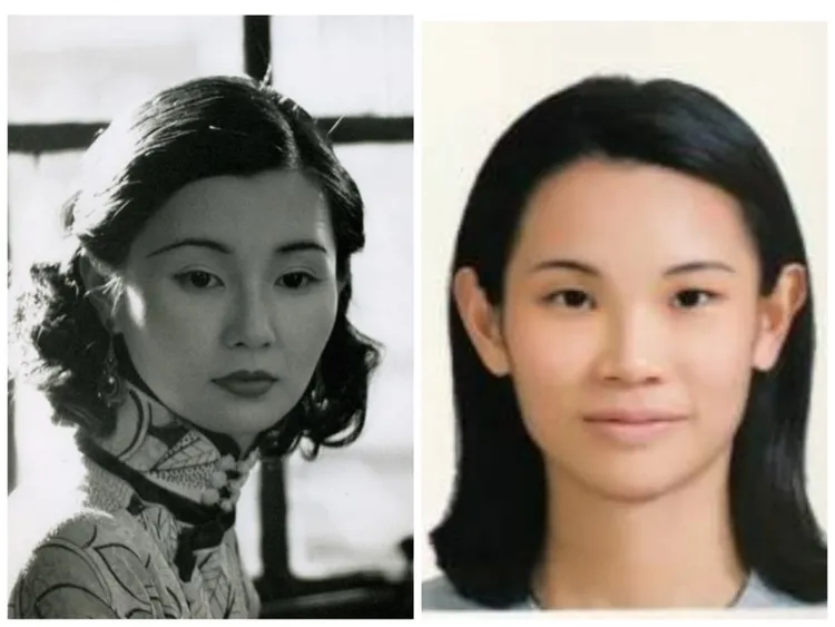 戴資穎證件照神似張曼玉。  翻攝微博、甲上娛樂提供