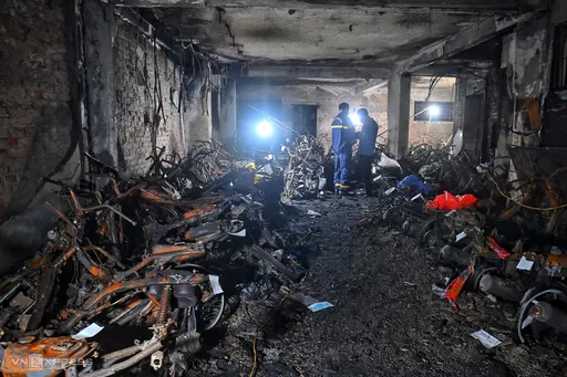 越南公寓惡夜大火56死37傷 居民在鐵窗裡呼救