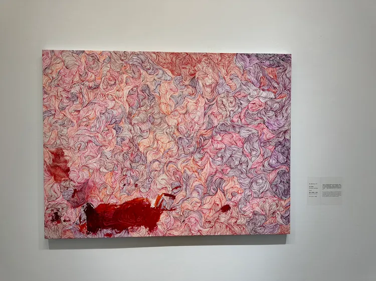 李心潔的畫作《孩子與我》。林丞偉