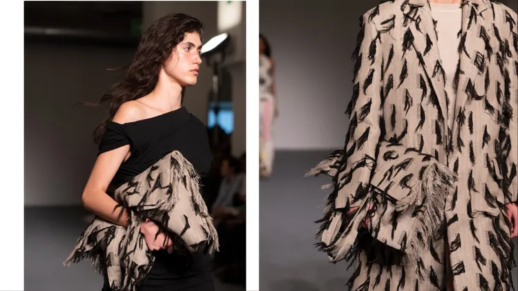 流蘇設計廣泛運用在單品之中。品牌提供