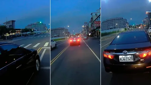 轎車「剪線再急煞」超機車 網譏:貼心停下來讓人拍車牌