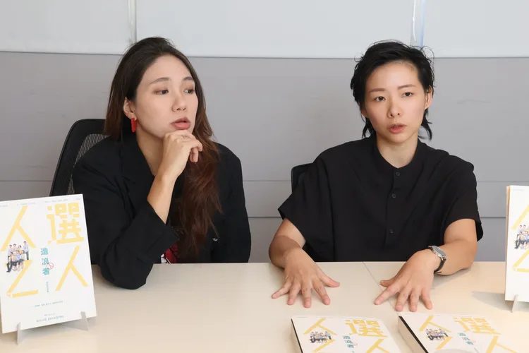 好聚好散，繼續當工作伙伴。彭欣偉攝