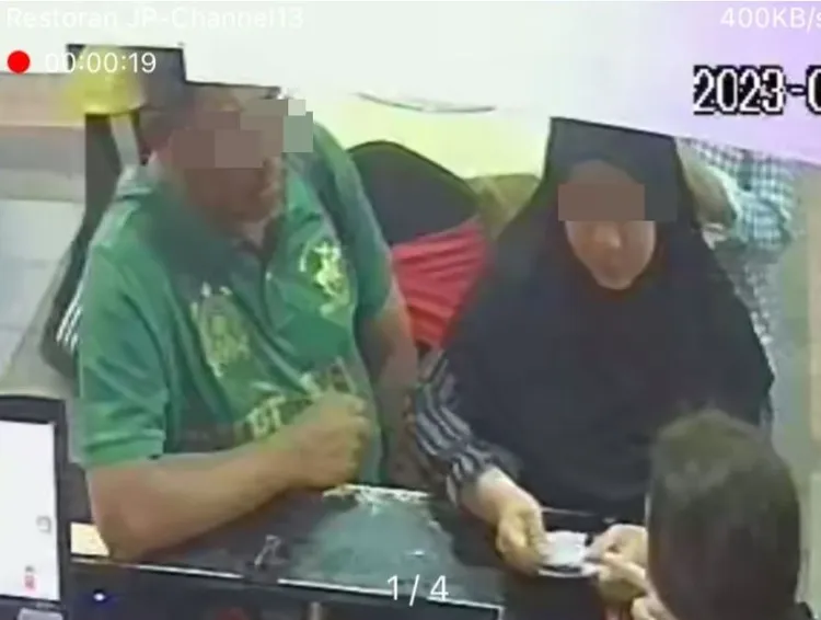 馬來西亞一家三口吃完海鮮大餐後，聲稱價錢太貴，身上帶的現金不夠。翻攝臉書/Jesselton Point
