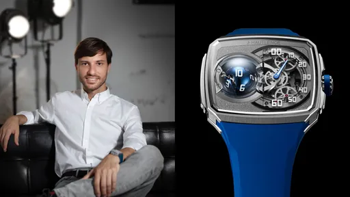 豪朗時年度錶款齊登台 熱騰騰跳時新錶藏藍色「樂透球」