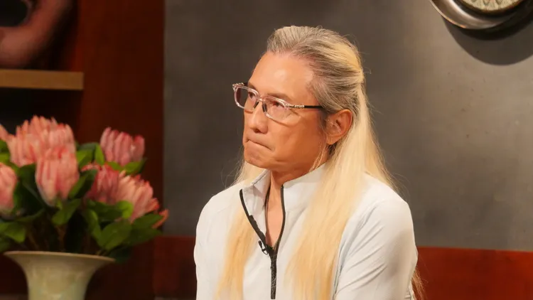 包小柏談愛女數度哽咽。MOMOTV提供
