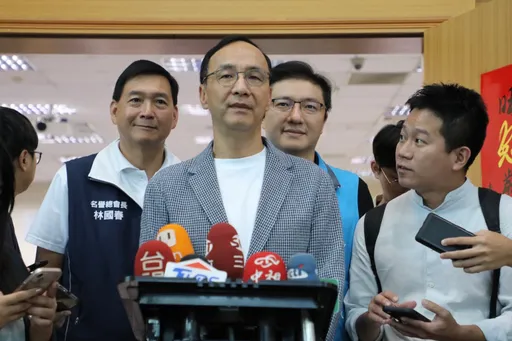 猛攻樓塌想閃超思案? 朱立倫嗆綠營民代別再躲