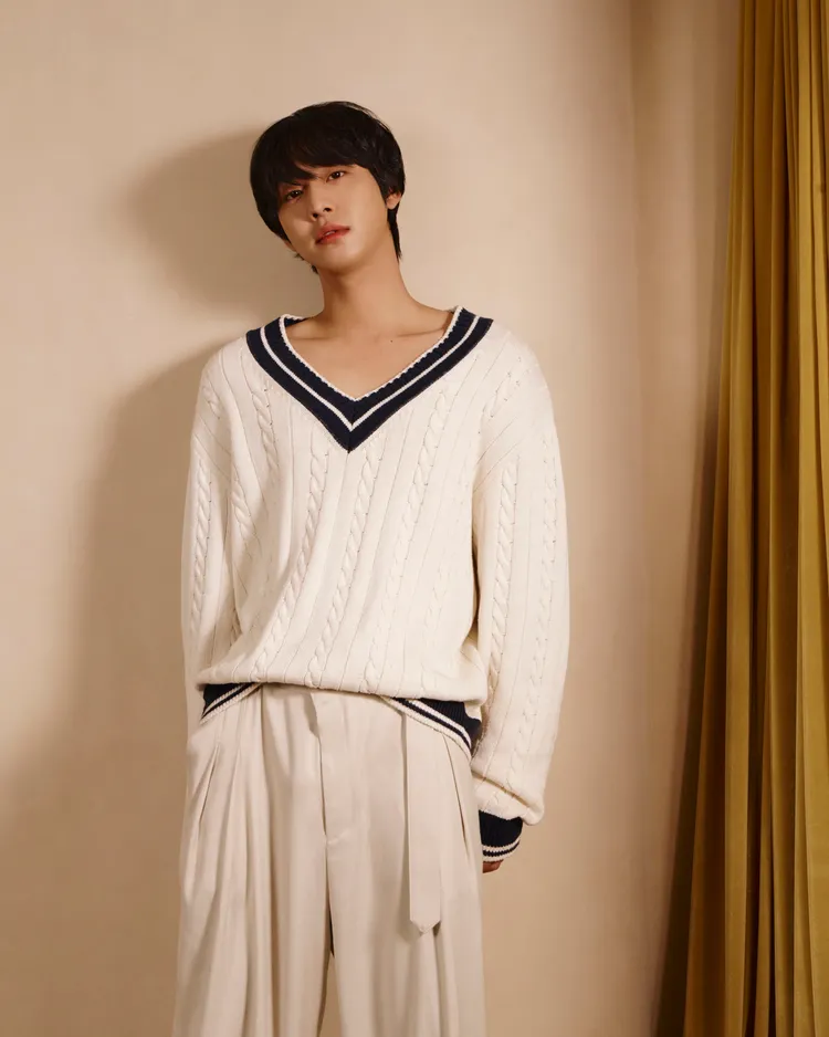 安孝燮日前接受海外唯一的台灣媒體視訊訪問。Netflix提供