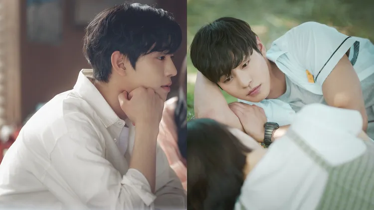 安孝燮劇中分飾具延准（左）、南時憲2角。Netflix提供