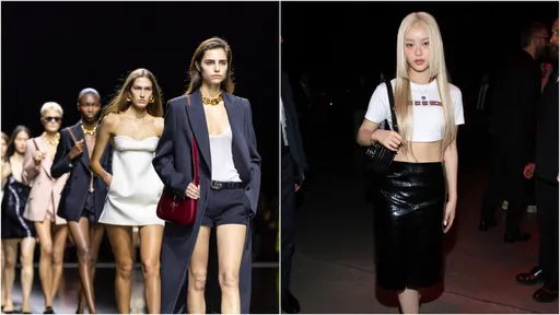 米兰时装周｜Hanni顶金发公主切新造型　应援GUCCI简约新王朝