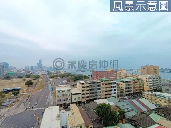 建物具備無敵海景，但每坪換算地價達867.6萬元。翻攝永慶官網