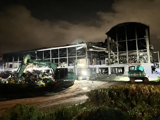 明揚疑尋獲消防員骨骸 今鑑定確認!天亮持續搜救