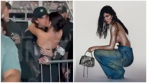 「甜茶」激吻百億富婆認愛 辣女友Kylie Jenner拍「上空照」看不出是個媽