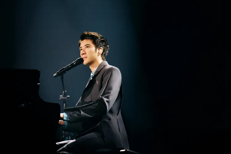 王力宏昨在台上曝心聲。資料照片