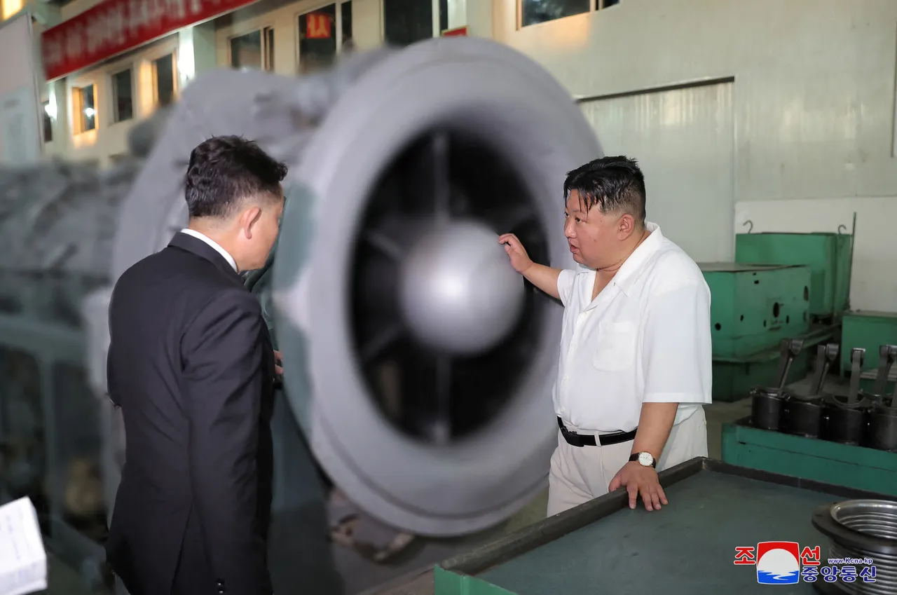 金正恩關切軍備工廠生產進度。路透社